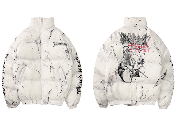 MLB 'Confused' Oversized Puffer Jacket