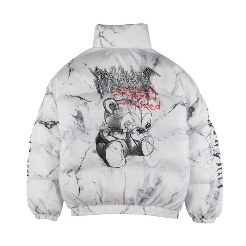 MLB 'Confused' Oversized Puffer Jacket
