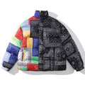 MLB Z504 Puffer Jacket in Colour/Black Graffiti
