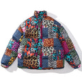MLB Z508 Puffer Jacket in Vibrant Leopard