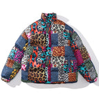MLB Z508 Puffer Jacket in Vibrant Leopard