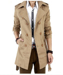 Classic Double Breasted Trench Coat