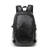 Leather Waterproof Laptop Backpack