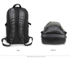 Leather Waterproof Laptop Backpack