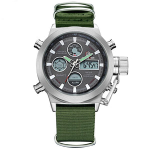 Luxury Military Chronograph Watch - Nylon Strap