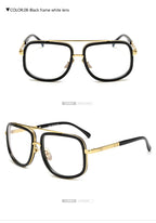 Square Pilot Mirrored Sunglasses