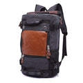 Modern Luxury Travel Backpack/Shoulder Bag in Black