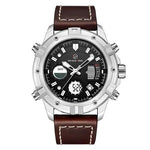 Classic Sports Analog Leather Watch