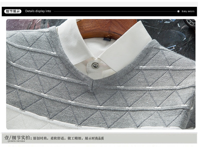 Premium V-Neck Ribbed Sweater
