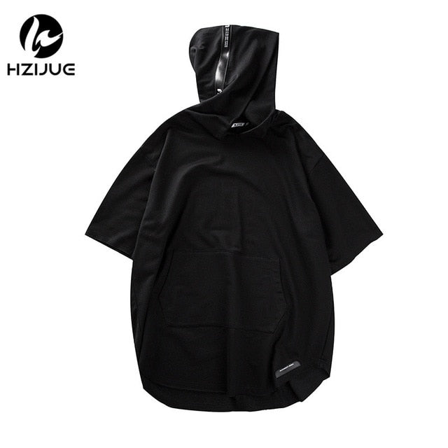 Premium Oversized Hooded T-Shirt - 3 Colors in Black