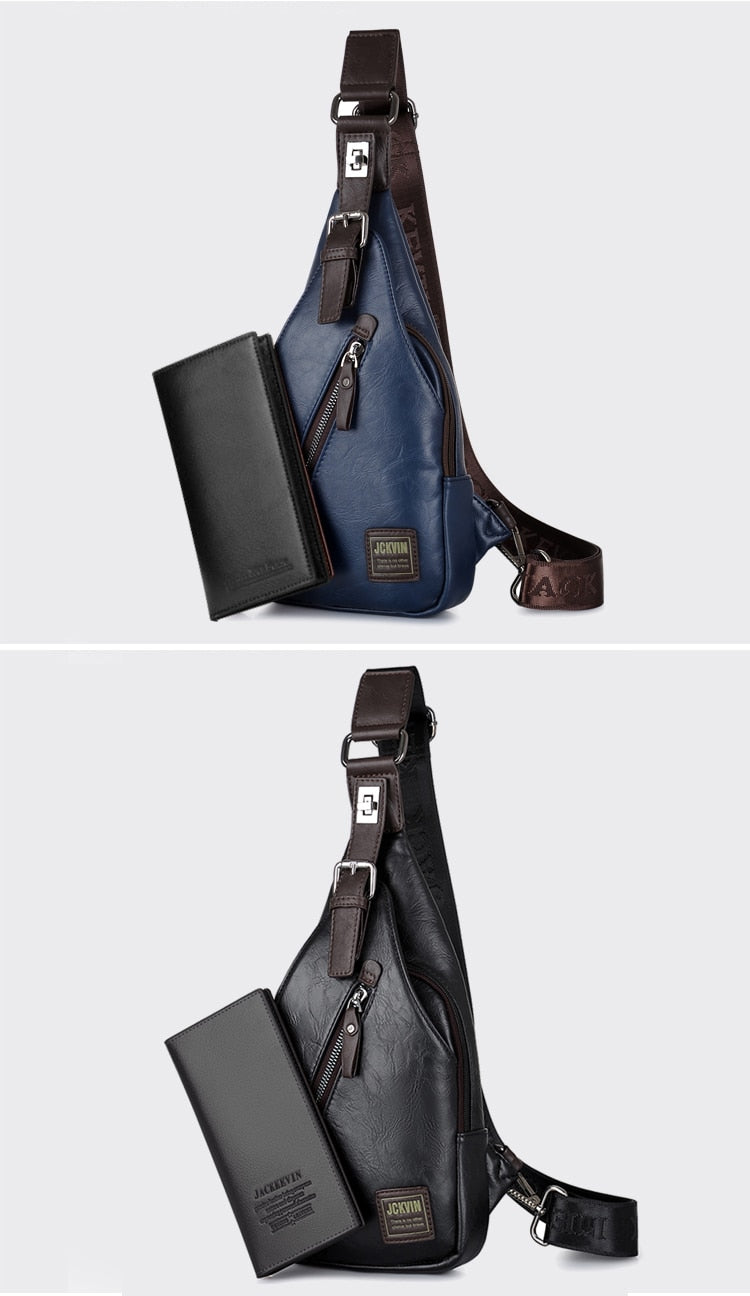 Premium Leather Theft-proof Chest/Crossbody Bag