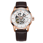LIVENS Automatic Leather Watch