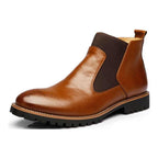 Luxury British Chelsea Leather Boots