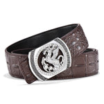 Luxury Pegasus Leather Belt