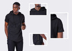 Luxury Hooded Long T-Shirt - 4 Colors