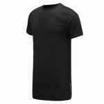 Premium Cotton Long T-Shirt with Side Zipper