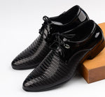 Modern Italian Style Leather Derby Shoes