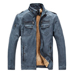 STERK Fur Lined Leather Jacket