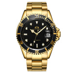 Luxury Silver/Gold/Dual Tone Automatic Stainless Steel Watch