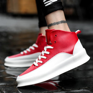 Di Lusso SMTHWLKR High Top Leather Sneakers