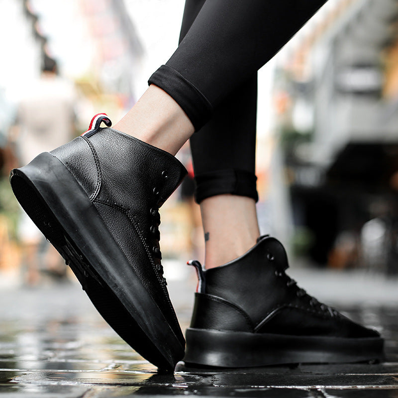 Di Lusso High Top Leather Sneakers