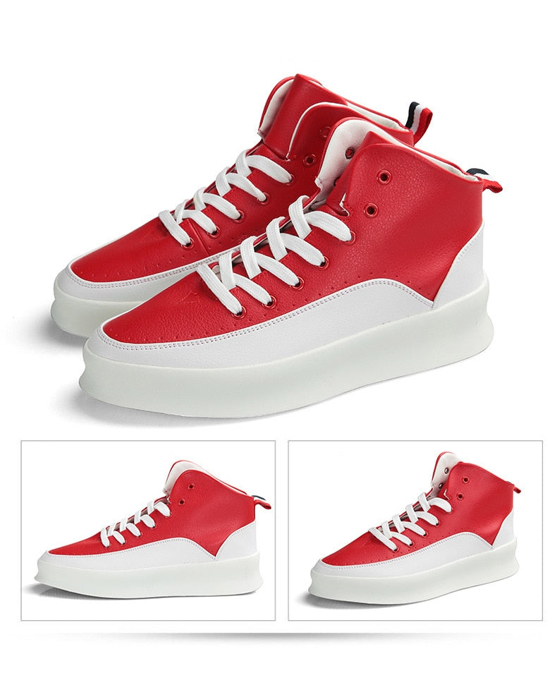 Di Lusso High Top Leather Sneakers