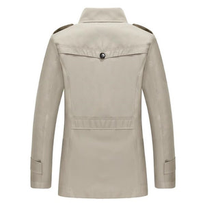 Luxury Turn-Down Collar Overcoat - 4 Colors