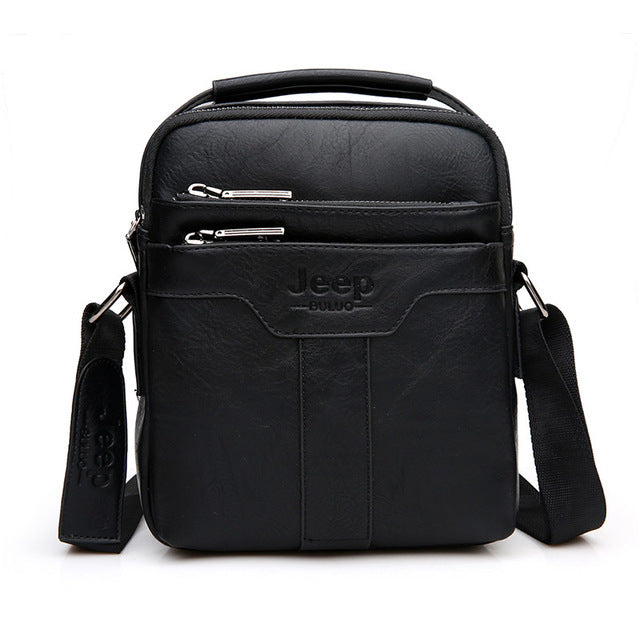 Luxury JEEP Leather Messenger Bag - 3 Colors
