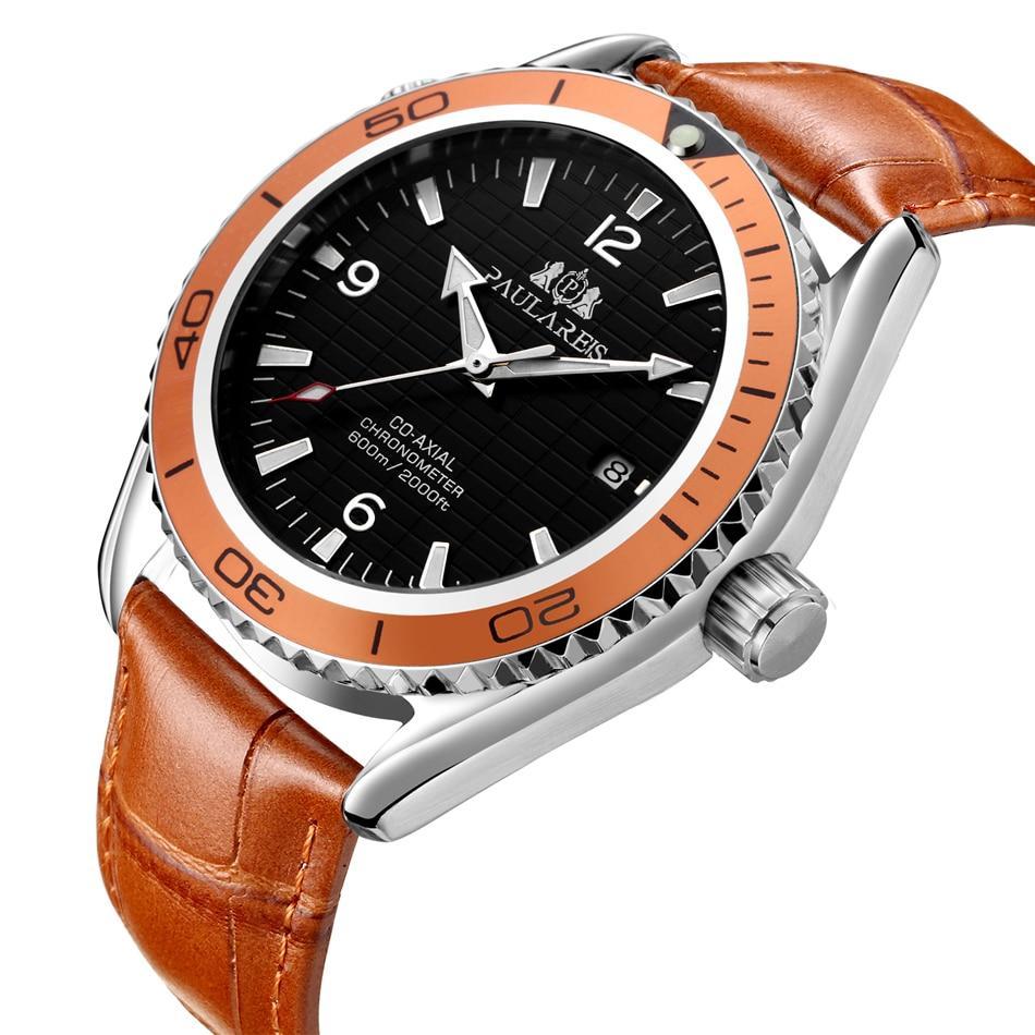 Luxury Automatic Bond Watch - Leather Strap