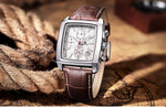 Premium Chronograph Leather Watch