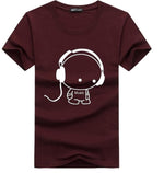 Printed MUSIC Cotton T-Shirt - 6 Colors