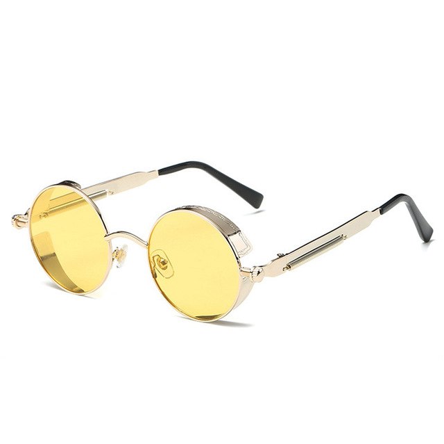 1955 Vintage Round Transparent Sunglasses