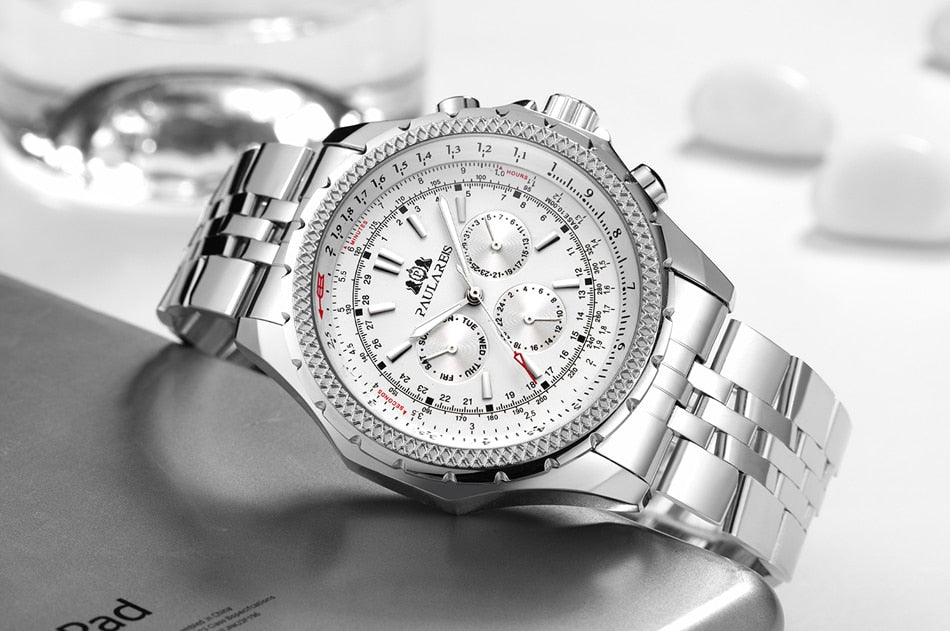 Automatic Navitimer Stainless Steel Watch