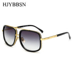 Square Pilot Mirrored Sunglasses
