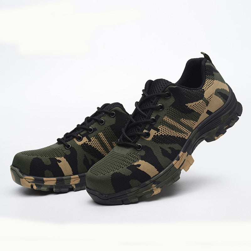 Premium Camouflage Puncture Proof Safety Shoes