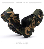 Premium Camouflage Puncture Proof Safety Shoes