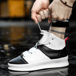 Di Lusso SMTHWLKR2 High Top Leather Sneakers