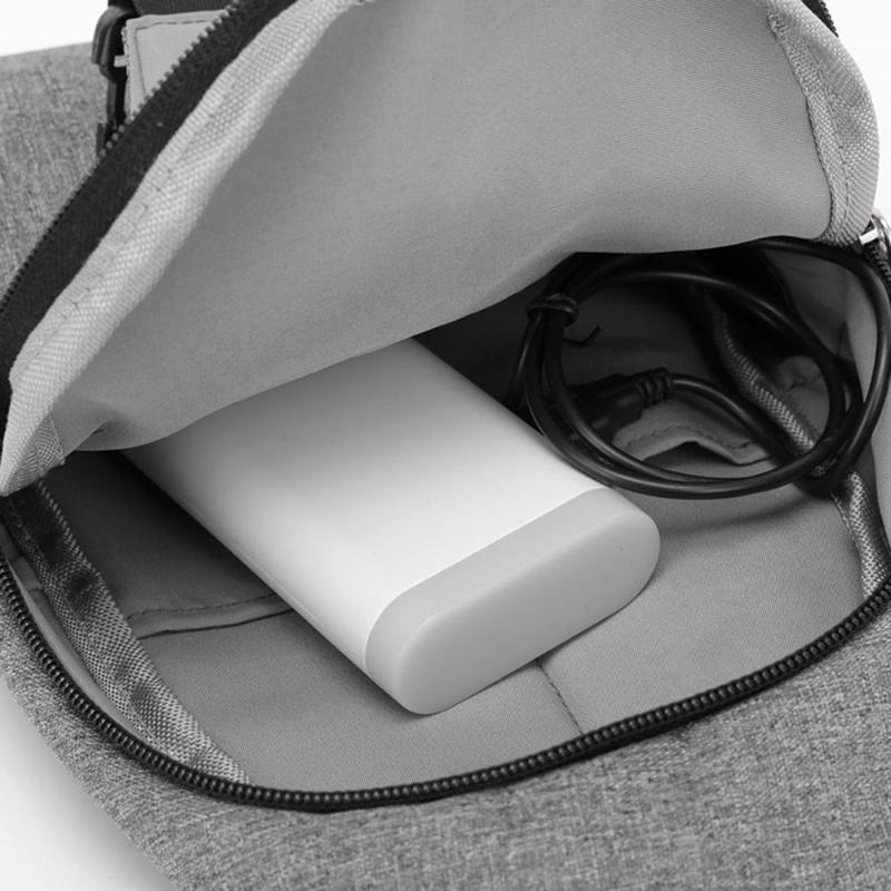 Oxford Crossbody/Sling Bag w/ USB Port