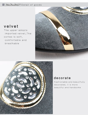 Luxury Handcrafted Velvet Dress Shoes