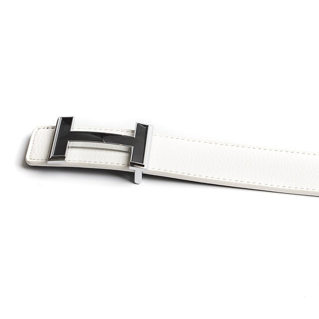 Grande H Leather Belt