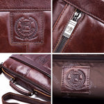 Luxury Genuine Leather Business Briefcase/Shoulder Bag