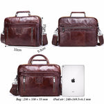 Luxury Genuine Leather Business Briefcase/Shoulder Bag