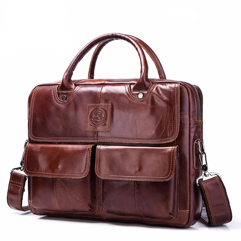 Premium Genuine Leather Briefcase