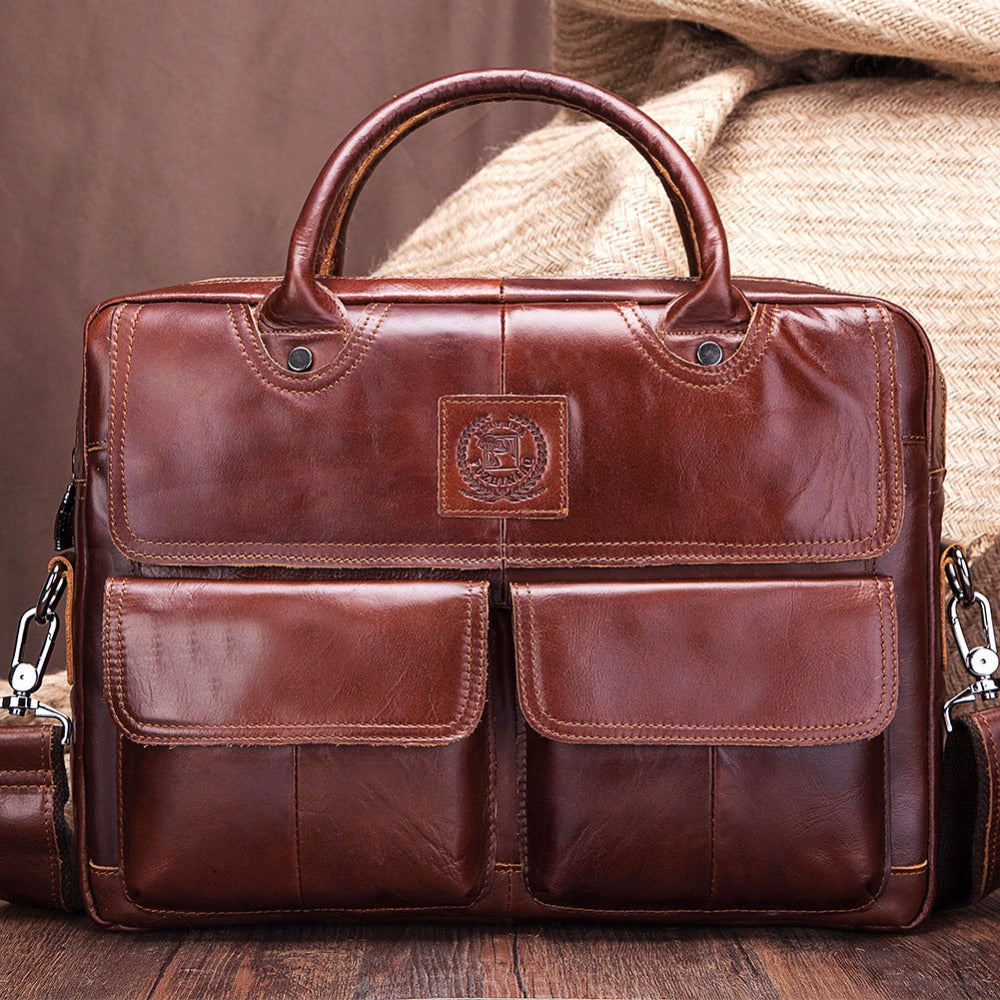 Premium Genuine Leather Briefcase