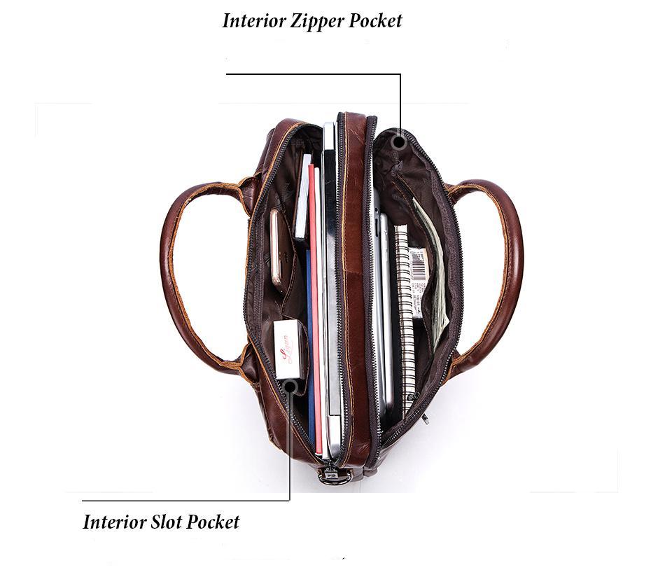 Premium Genuine Leather Briefcase