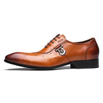 Italian Luxury Leather Brogue Shoes