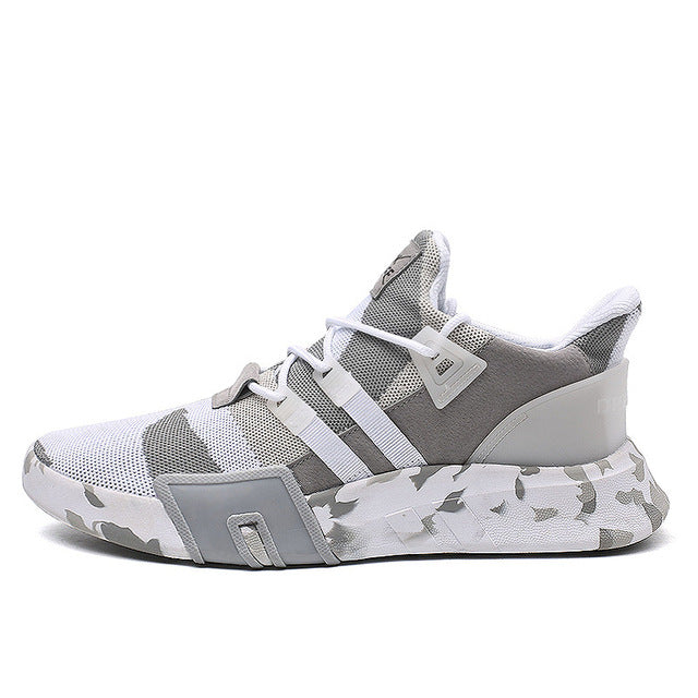 DEFIANT Woven Mesh Sneakers in White