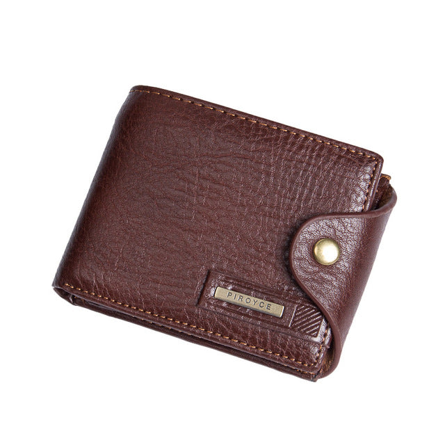 Leather Wallet with Zipper/Coin Pocket