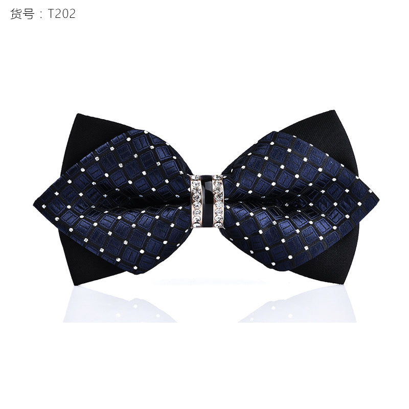 Luxury Crystal/Metal Decoration Bow Ties - 26 Colors
