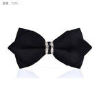 Luxury Crystal/Metal Decoration Bow Ties - 26 Colors in T215